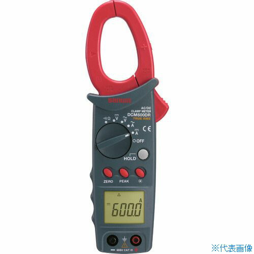 ■SANWA 真の実効値対応DC/AC両用デジタルクランプメータ DCM600DR(8162955) 19,095円
