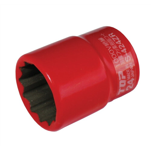■トップ工業(TOP) 絶縁ソケット 差込角12.7mm 対辺24mm S424ZR(8170966)[送料別途お見積り][法人限定][掲外取寄]
