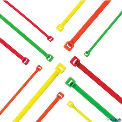 ■PANDUIT ナイロン結束バンド 蛍光緑 (1000本入) PLT2IM55(8180386)