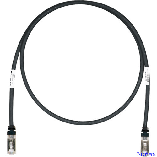 ■PANDUIT CAT6A/CAT6 シールドパッチコード 0.5m 黒 STP6X0.5MBL STP6X0.5MBL(8180443)×10[送料別途お見積り][法人限定][掲外取寄]