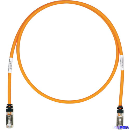 ■PANDUIT CAT6A/CAT6 シールドパッチコード 1.5m オレンジ STP6X1.5MOR STP6X1.5MOR(8180449)×10[送料別途お見積り][法人限定][掲外取寄]