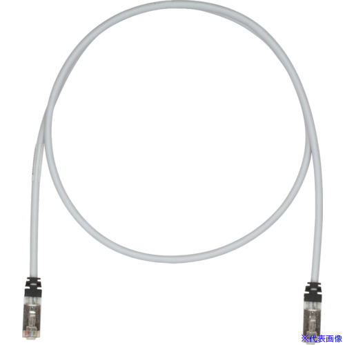 ■PANDUIT CAT6A/CAT6 シールドパッチコード 20m ライトグレー STP6X20MIG STP6X20MIG(8180476)