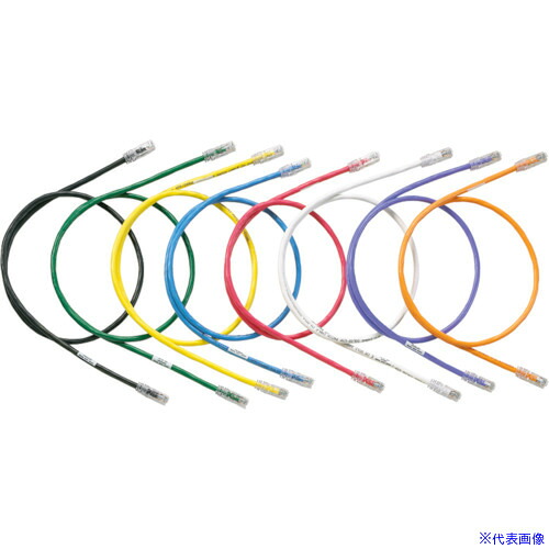 ■PANDUIT カテゴリ5EUTPパッチコード 1m グレー UTPCH1MGYY(8180742)×10[送料別途お見積り][法人限定][掲外取寄]
