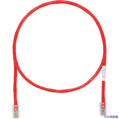 ■PANDUIT カテゴリ5EUTPパッチコード 4m 赤 UTPCH4MRDY(8180775)×10[送料別途お見積り][法人限定][掲外取寄] 13,984円