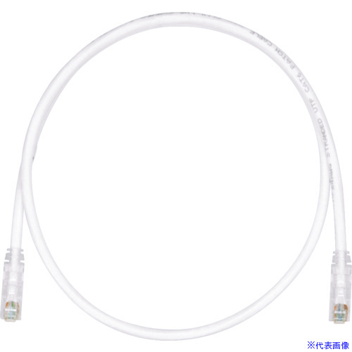 ■PANDUIT カテゴリ6UTPパッチコード 20m オフホワイト UTPSP20MY(8180859)×10[送料別途お見積り][法人限定][メーカー取寄]