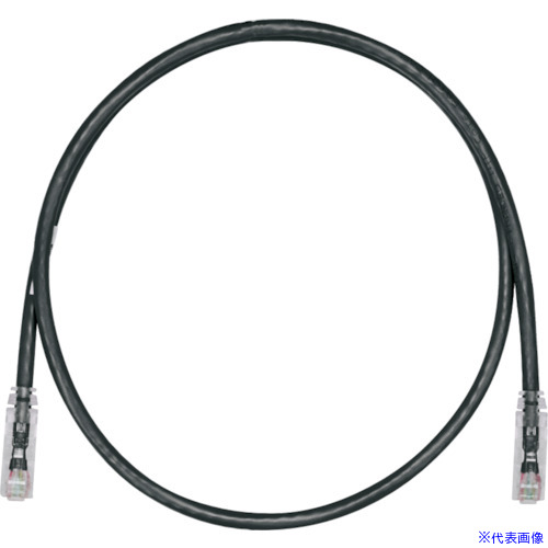 ■PANDUIT カテゴリ6UTPパッチコード 7m 黒 UTPSP7MBLY(8180916)&times;10[送料別途お見積り][法人限定][掲外取寄]｜ファーストFACTORY
