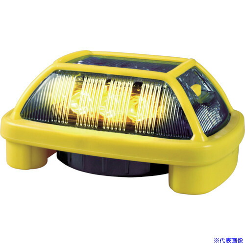 ■NIKKEI ニコハザード VK16H型 LED警告灯 黄 VK16H004H3Y(8183277)