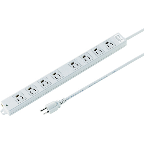 ■SANWA 工事物件雷ガードタップ 抜け止めコンセント TAPK8SP3(8184049)