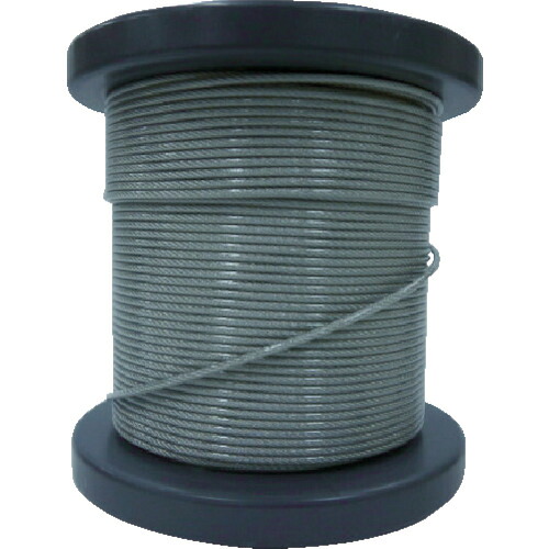 ■O.C.R SUSワイヤロープ2.00/2.30mm 7×7 50m巻コート付(クリアー) NSB20023050M(8185468)
