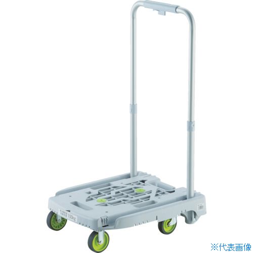 ■TRUSCO 樹脂台車 カルティオミニ weego ホワイト WP2GW(8187015)