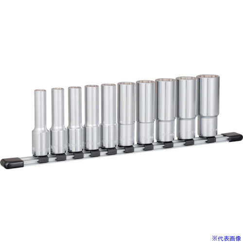 ■TONE ディープソケットセット(12角・ホルダー付) 10pcs HDL410(8188749)