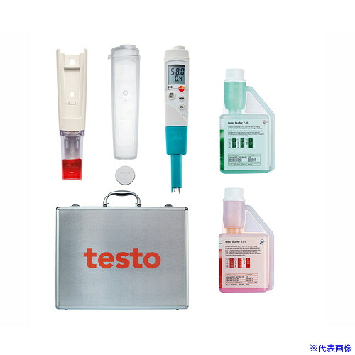 ■TESTO pH計 testo 206－1セット 液体用電極一体型 TESTO2061SET(8193712)[送料別途お見積り][法人限定][掲外取寄]
