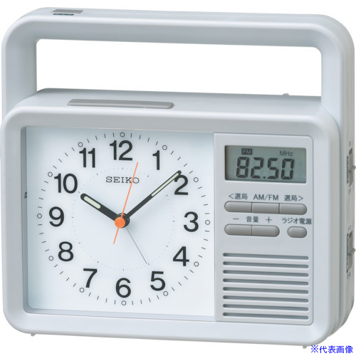 ■SEIKO アナログ防災クロック KR885N(8202496)[送料別途お見積り][法人限定][掲外取寄]｜ファーストFACTORY