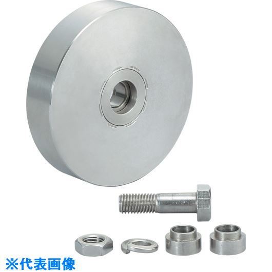 ■SUGATSUNE (200024772)JS385－60Fステンレス鋼製重量用戸車 JS38560F(8246875)[送料別途お見積り][法人限定][掲外取寄]