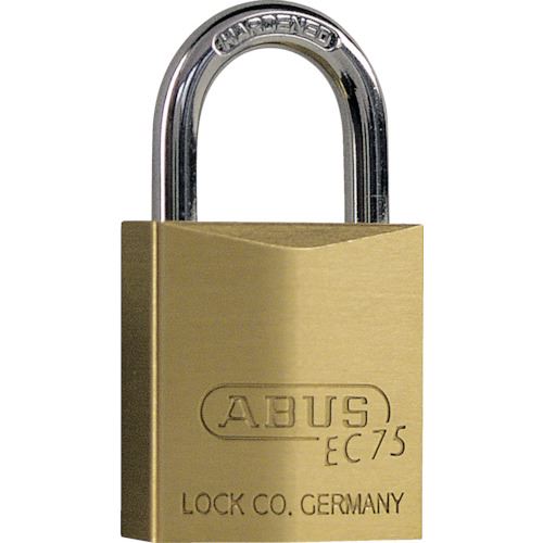 ■ABUS 真鍮南京錠 EC75-30 ディンプルシリンダー (ブリスターパック) BPEC7530(8265406)×5[送料別途見積り][法人・事業所限定][掲外取寄]