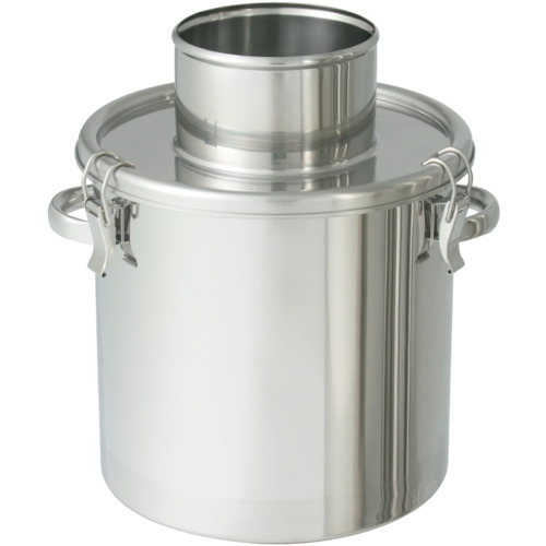■MONOVATE ステンレスタンク 粉体回収容器150Aリブ付パイプ 15L FKCTH27RP150A(8265795)[法人・事業所限定][外直送元]｜ファーストFACTORY