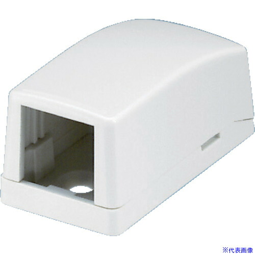 ■PANDUIT モジュールなし ローゼットボックス 1個口 オフホワイト CBX1IWA(8281442)×10[送料別途お見積り][法人限定][掲外取寄]
