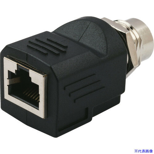 ■PANDUIT RJ45⇔M12(Dコードタイプ)変換アダプタ ICAM12DRJS(8281527)