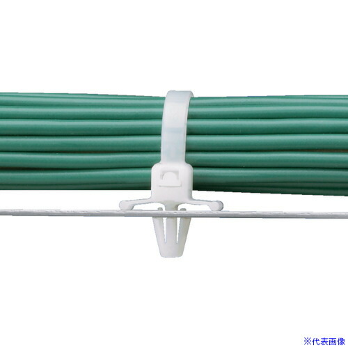 ■PANDUIT 押し込みタイプナイロン結束バンドナチュラル 幅4.8×長さ132(500本入) PLWP1SD(8281633)×2[送料別途お見積り][法人限定][掲外取寄]