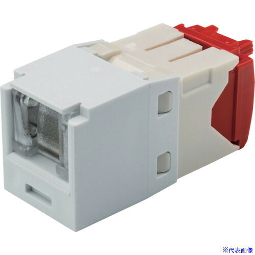 ■PANDUIT カテゴリ5E シャッター付モジュラージャック 白 CJH5E88TGWH(8285884)&times;10[送料別途お見積り][法人限定][メーカー取寄]｜ファーストFACTORY