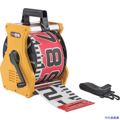 ■タジマ シムロンロッド軽巻(スタンド付テープロッド)幅150mm 長さ30m KM1530K(8286854)