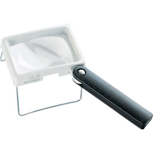 ■エッシェンバッハ ハンドスタンドルーペ 3.5倍 75×50mm 2034(8345811)[送料別途お見積り][法人限定][掲外取寄]