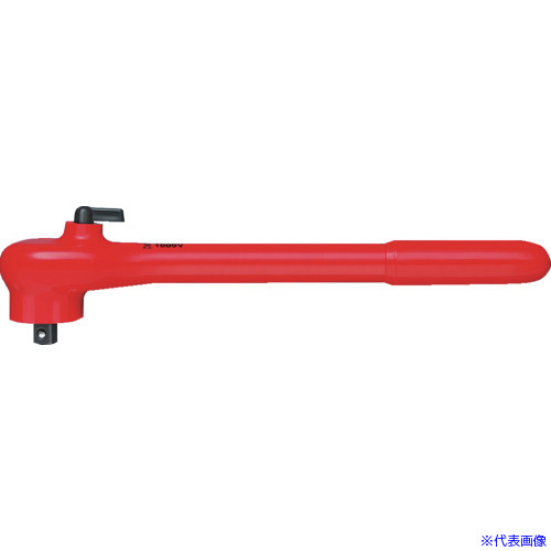 ■KNIPEX 9841 (1/2SQ)絶縁ラチェットハンドル 1000V 9841(8356526)