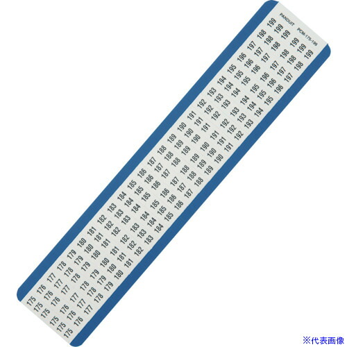 ■PANDUIT ワイヤーマーカー 175～199 (25枚入) PCM175199(8360963)&times;4[送料別途お見積り][法人限定][掲外取寄]｜ファーストFACTORY