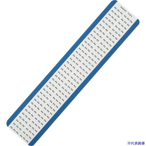 ■PANDUIT ワイヤーマーカー 2 (25枚入) PCM2(8360966)&times;4[送料別途お見積り][法人限定][掲外取寄]｜ファーストFACTORY