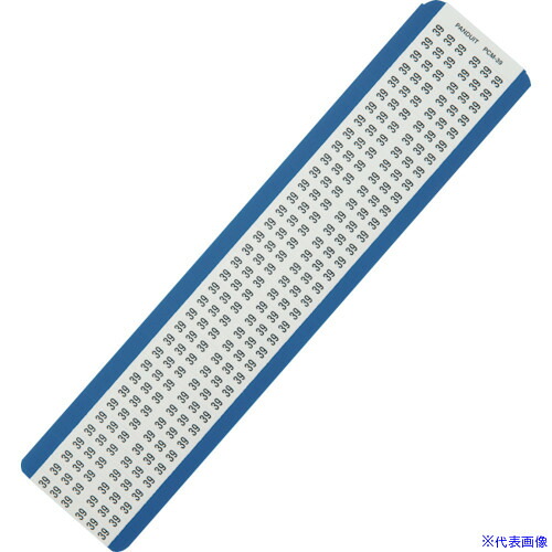■PANDUIT ワイヤーマーカー 39 (25枚入) PCM39(8360988)&times;4[送料別途お見積り][法人限定][掲外取寄]｜ファーストFACTORY