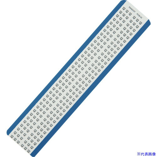 ■PANDUIT ワイヤーマーカー 43 (25枚入) PCM43(8360993)&times;4[送料別途お見積り][法人限定][掲外取寄]｜ファーストFACTORY