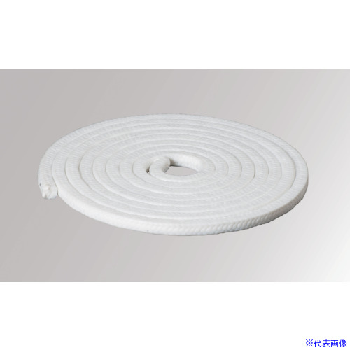 ■Matex ケミカル用グランドパッキン(白) 幅14.5mm&times;長さ3m&times;高さ14.5mm 650014.53M(8367163)[送料別途お見積り][法人限定][外直送]｜ファーストFACTORY