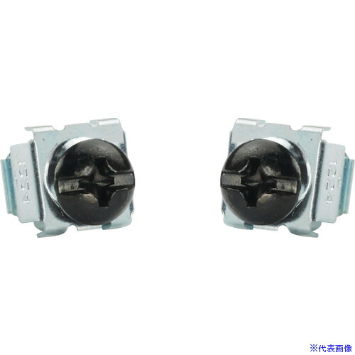 ■PANDUIT M6ケージナット&ネジ (100個入) CNWSM6C(8367314)