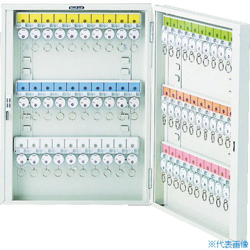 ■TRUSCO キーボックス ダイヤルキー仕様 ホルダ数60個 KD60(8368804)|ファーストFACTORY