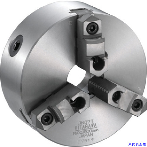 ■北川 スクロールチャック チャック外径165mm JN06T102(8377687)[法人限定][外直送元]