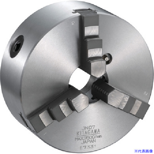 ■北川 スクロールチャック チャック外径130mm SC5107(8377831)[法人限定][外直送元]