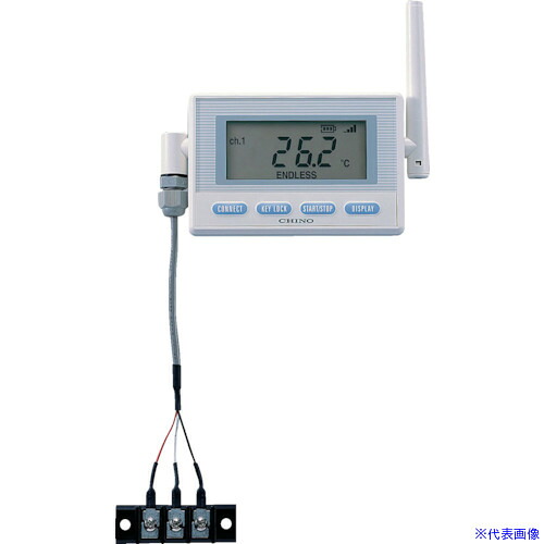 ■CHINO 監視機能付き無線ロガー 送信器 測温抵抗体 AC電源 MD8104P00(8382513)[送料別途お見積り][法人限定][外直送]｜ファーストFACTORY