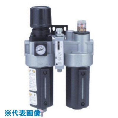 ■日本精器 FRLユニット 15A モジュラ接続タイプ圧力スイッチ付 BN25T5DP15(8387313)[送料別途お見積り][法人限定][掲外取寄]