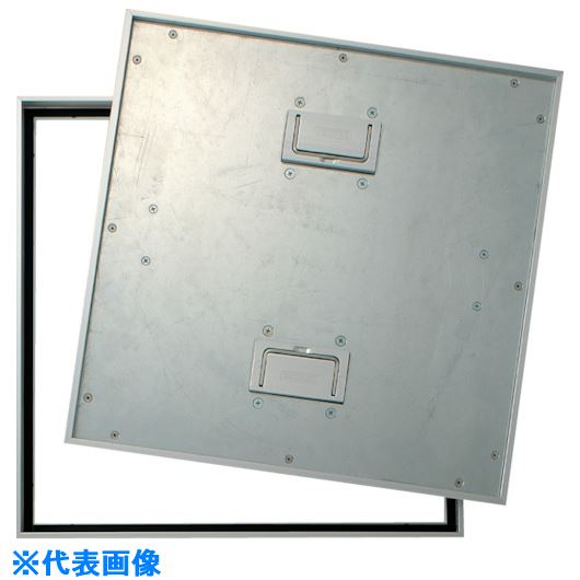 ■DAIKEN 床点検口アンダーハッチ 600×600 アルミ枠 鋼製下地用 FAC60(8493625)[送料別途見積り][法人・事業所限定][外直送]