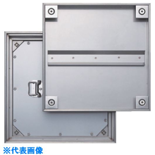 ■DAIKEN 床点検口アンダーハッチ 600×600 ステン枠防水防臭二重蓋タイプ FWPH260(8493658)[送料別途見積り][法人・事業所限定][外直送]
