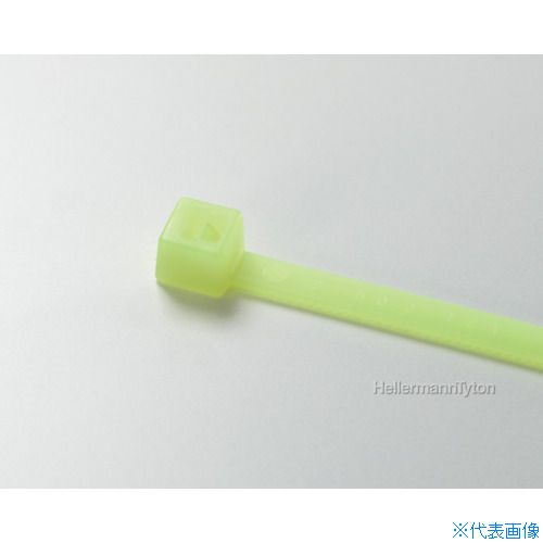 ■TYTON カラータイ 幅2.5×長さ100mm 屋内使用 (1000本) 蛍光イエロー T18RYLWL(8503893)[送料別途お見積り][法人限定][メーカー取寄]