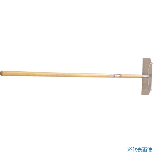 ■金象 ステンレス板レーキ 全長1470×先幅360mm 072715(8511062)[送料別途お見積り][法人限定]