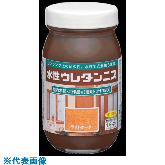 ■ロック 水性ウレタンニス ウォルナット 300ml H40015669(8512291)×6[送料別途見積り][法人・事業所限定][掲外取寄]