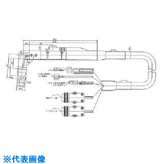 ■DAIHEN プラズマ切断トーチ CTW－0801 CTW0801(8513234)[法人限定][外直送元]