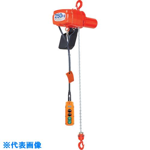 ■象印 2速選択型電気チェーンブロック 定格荷重0.50t 標準揚程3m 単相200V (αHW&minus;05 3m) AHW00530(8515739)[送料別途お見積り][法人限定][外直送]｜ファーストFACTORY