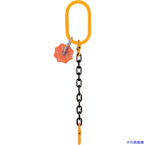 ■EAGLE クランプ取付用チェーン SCC&minus;S&minus;3.0t(1.5m) SCCS3.01.5M(8516305)[送料別途お見積り][法人限定][外直送]｜ファーストFACTORY 28,793円
