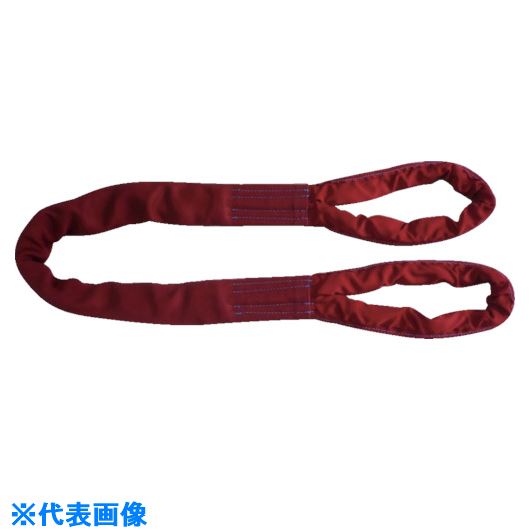 ■TESAC ブルースリングソフトE形(両端アイタイプ)5t用×2m(JIS規格品) TBSE5TX2M(8519211)[送料別途見積り][法人・事業所限定][掲外取寄]