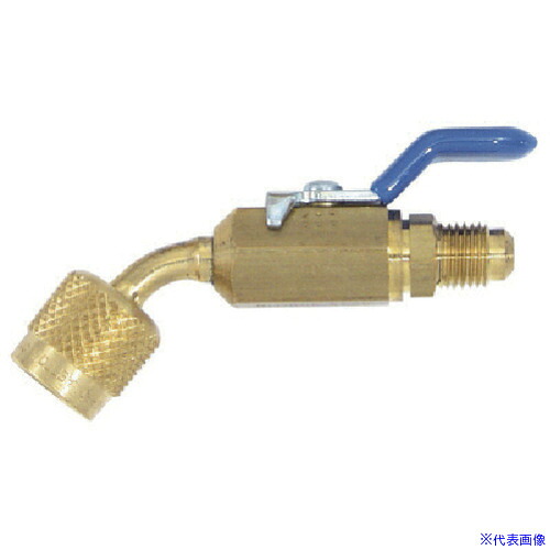■Asada ボールバルブ45° 5/16 メス×1/4 オス Y93825(8521304)[送料別途お見積り][法人限定][掲外取寄]