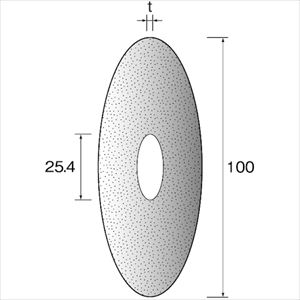 ■Minimo 砥石ブレード A/WA φ100 (10枚入) MC4221(8523683)[送料別途お見積り][法人限定][掲外取寄]
