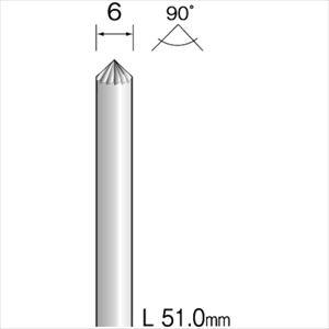 ■Minimo 超硬カッター ストレートカット Φ6 BC4223(8527392)[送料別途お見積り][法人限定][掲外取寄]